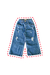 Calça Wide Leg Jeans - Peticolé - Roupa Infantil Estampada e Colorida para Meninas