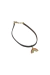 Colar Chocker Couro com Pingente - Peticolé - Roupa Infantil Estampada e Colorida para Meninas