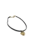Colar Chocker Couro com Pingente