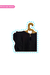 Cropped Babados Preto - comprar online