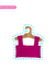 Top Faixa Liso Pink