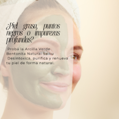 Arcilla Verde Bentonita 500 grs – Purificante Natural para Mascarillas - - comprar online