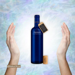 Botella Hoponopono - Vidrio Azul 750 Ml - tienda online