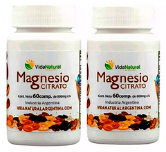 Citrato De Magnesio Combo X2 Uni. 60c/u Ins. Anmat Belgrano