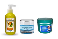 Combo Gel De Limpieza Profunda Gel Hidratante Crema Antiage