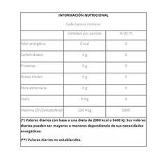 Vitamina D3 Sistema Inmune 50 Caps. Natier Belgrano Caba (CONSULTAR STOCK) en internet