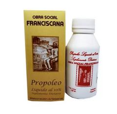 Propoleo Liquido Obra Social Franciscana Al 10% 120cc Caba (CONSULTAR STOCK)