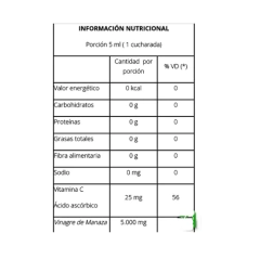 Vinagre De Sidra De Manzana Vitamina C Natier 250c Belgrano (CONSULTAR STOCK) - comprar online
