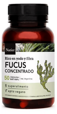Natier Fucus X 50 Cápsulas - Control Del Peso En Belgrano (CONSULTAR STOCK)