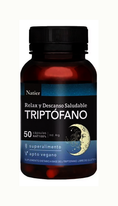 Triptofáno Serotonina Relax 50 Cáp. Natier Caba Belgrano (CONSULTAR STOCK)