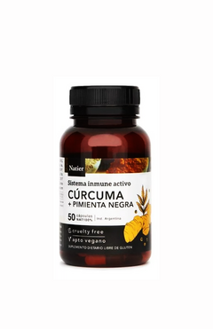 Curcuma + Pimienta Negra Natier Sistema/inmune Caba Belgrano(CONSULTAR STOCK)