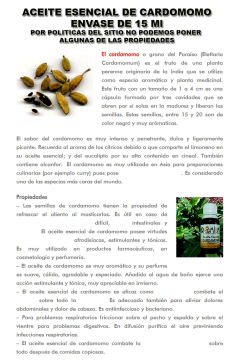 Aceite Esencial De Cardomomo Puro 15ml Materia Prima Pura en CABA Belgrano Envios a todo el pais en internet