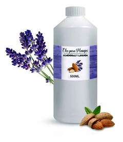 Oleo De Masajes Con Lavanda Aceite De Almendras Coco 1/2 L