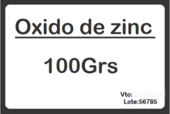Oxido De Zinc Envase De 100grs. En Caba Barrio De Belgrano Envios a Todo el Pais - comprar online