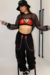 CONJUNTO HOLOGRÁFICO RED COM SOBREPOSIÇÃO ARRASTÃO