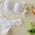 Imagem do Conjunto de lingerie Calcinha e sutiã com bojo aplicação de guipir renda e tule Deslumbrante