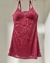 Camisola em liganete canelada e Bojo removível -  JP Lingerie - Moda íntima. Lingerie elegante, luxuosa e confortável. Calcinha, Sutiã, Camisola e muito mais. 