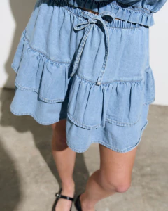 Pollera denim Isabella - tienda online