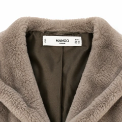 Abrigo piel Mango #circular - comprar online