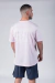 Remera Over NEVER LOOK BACK ROSA en internet