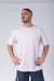 Remera Over NEVER LOOK BACK ROSA
