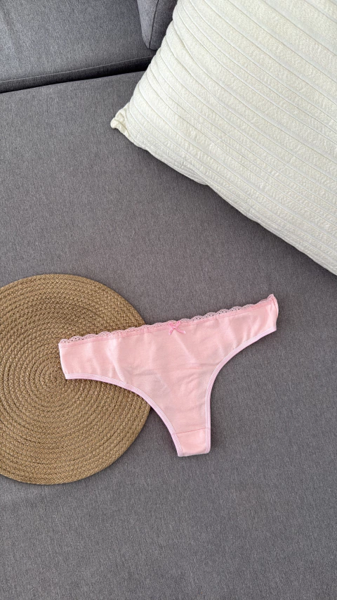 Bombi Rosa con puntilla - comprar online