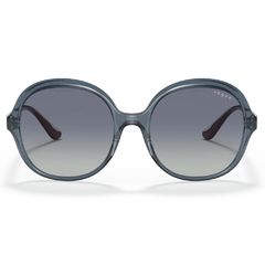 Óculos de Sol Feminino Vogue Azul Cristal Redondo VO5410S 27644L 56