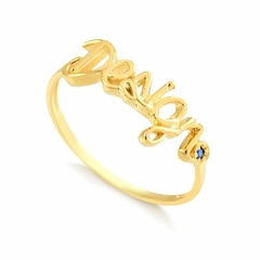 Anel de Formatura ANF37 em Ouro - Design