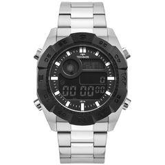 Relógio de Pulso Masculino Technos Prata Redondo BJK001AA/1P
