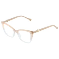 Armação para Óculos Feminino Carmim Nude Cristal Gatinho CRM41616 C3 53