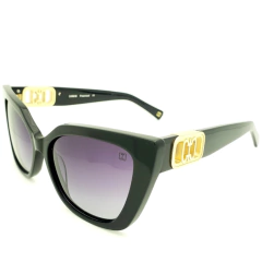 Óculos de Sol Feminino Carmim Preto Borboleta CRM42319 C1