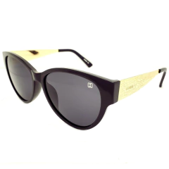 Óculos de Sol Feminino Carmim Preto Redondo CRM42546 C2