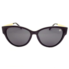 Óculos de Sol Feminino Carmim Preto Redondo CRM42546 C2
