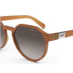 Óculos de Sol Unissex Colcci Marrom Madeira Redondo C0198 J8134 57