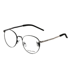 Armação para Óculos Masculino Cavalera Preto Fosco Redondo CV21615 C1 52