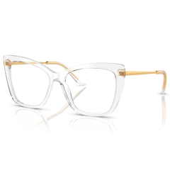 Armação para Óculos Feminino Dolce&Gabbana Cristal Gatinho DG3348 3133 55