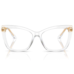 Armação para Óculos Feminino Dolce&Gabbana Cristal Gatinho DG3348 3133 55