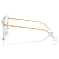 Armação para Óculos Feminino Dolce&Gabbana Cristal Gatinho DG3348 3133 55