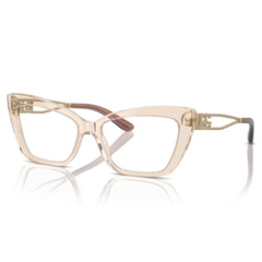 Armação para Óculos Feminino Dolce&Gabbana Cristal Gatinho DG3375B 3432 55