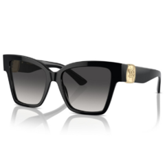 Óculos de Sol Feminino Dolce&Gabbana Preto Quadrado/Gatinho DG4470 501/8G 54