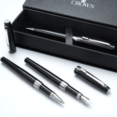 Conjunto Caneta Tinteiro e Esferográfica + Roller Crown DI95550 Barcelona