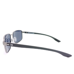 Óculos de Sol Masculino Empório Glasses Cinza Chumbo Retangular EG24010 C4 59