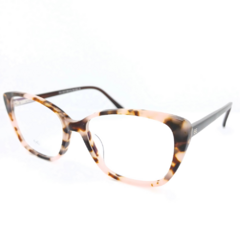 Armação para Óculos Feminino Empório Glasses Tartaruga/Rosa Cristal Gatinho EG3223 C18 54