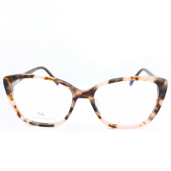 Armação para Óculos Feminino Empório Glasses Tartaruga/Rosa Cristal Gatinho EG3223 C18 54