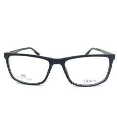 Armação para Óculos Masculino Empório Glasses Preto Fosco Clip-On EG3495 C15 56 - Joalheria Scheffler