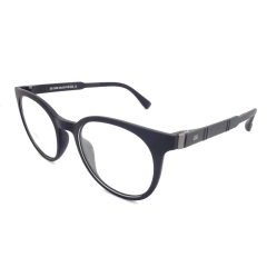 Armação para Óculos Masculino Empório Glasses Preto Fosco Clip-On EG3496 C15 49