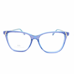 Armação para Óculos Feminino Empório Glasses Roxo Cristal Gatinho EG3508 C13 52