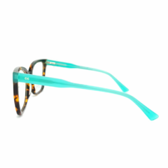 Armação para Óculos Feminino Empório Glasses Tartaruga Gatinho EG3537 C17 54
