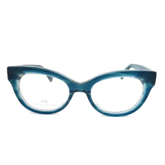 Armação para Óculos Feminino Empório Glasses Verde Cristal Gatinho EG3547 C13 49
