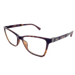 Armação para Óculos Feminino Empório Glasses Tartaruga Clip-On EG3560 C17 53